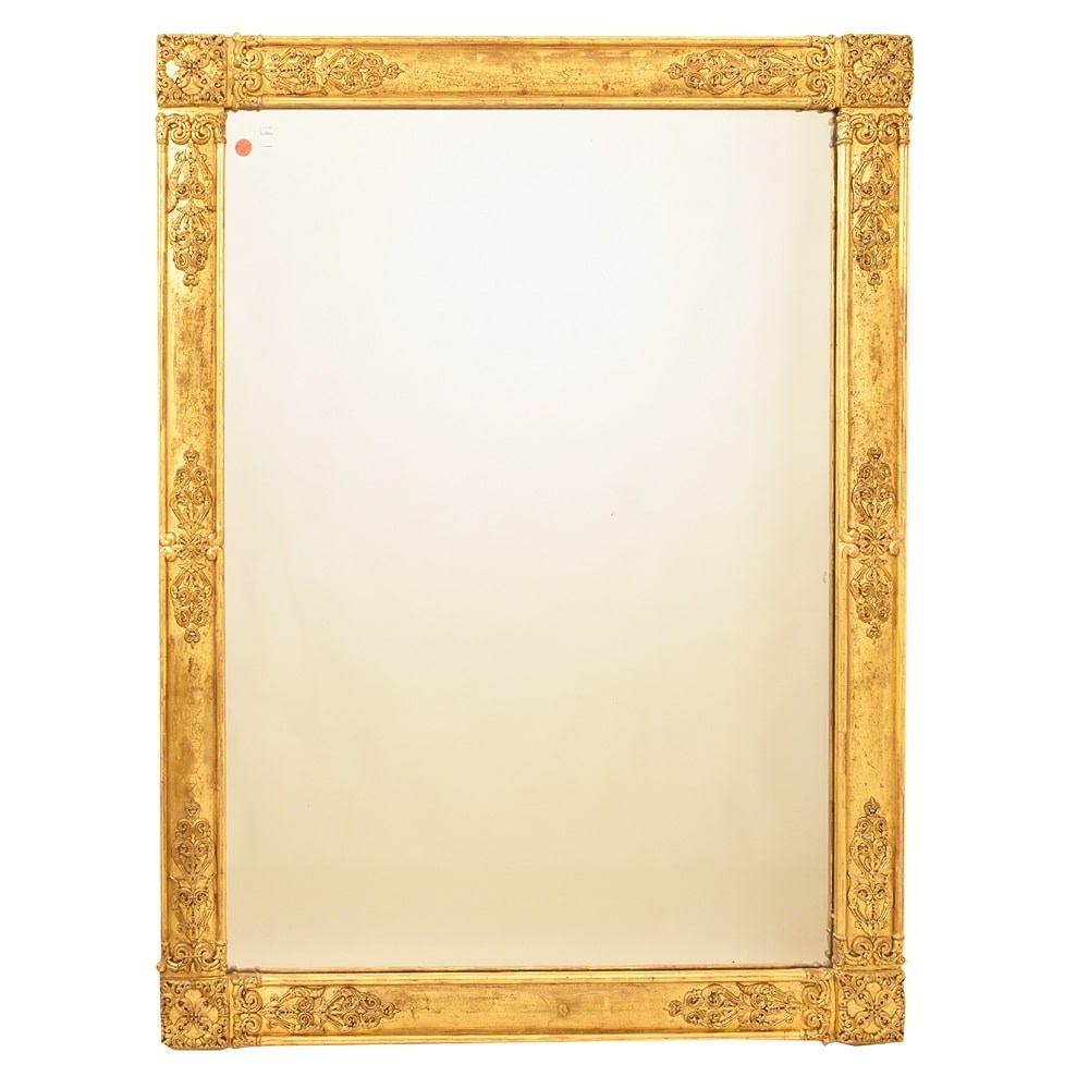 6 SPR123 antique gilt mirror rectangler mirror gold wall mirror XIX century.jpg